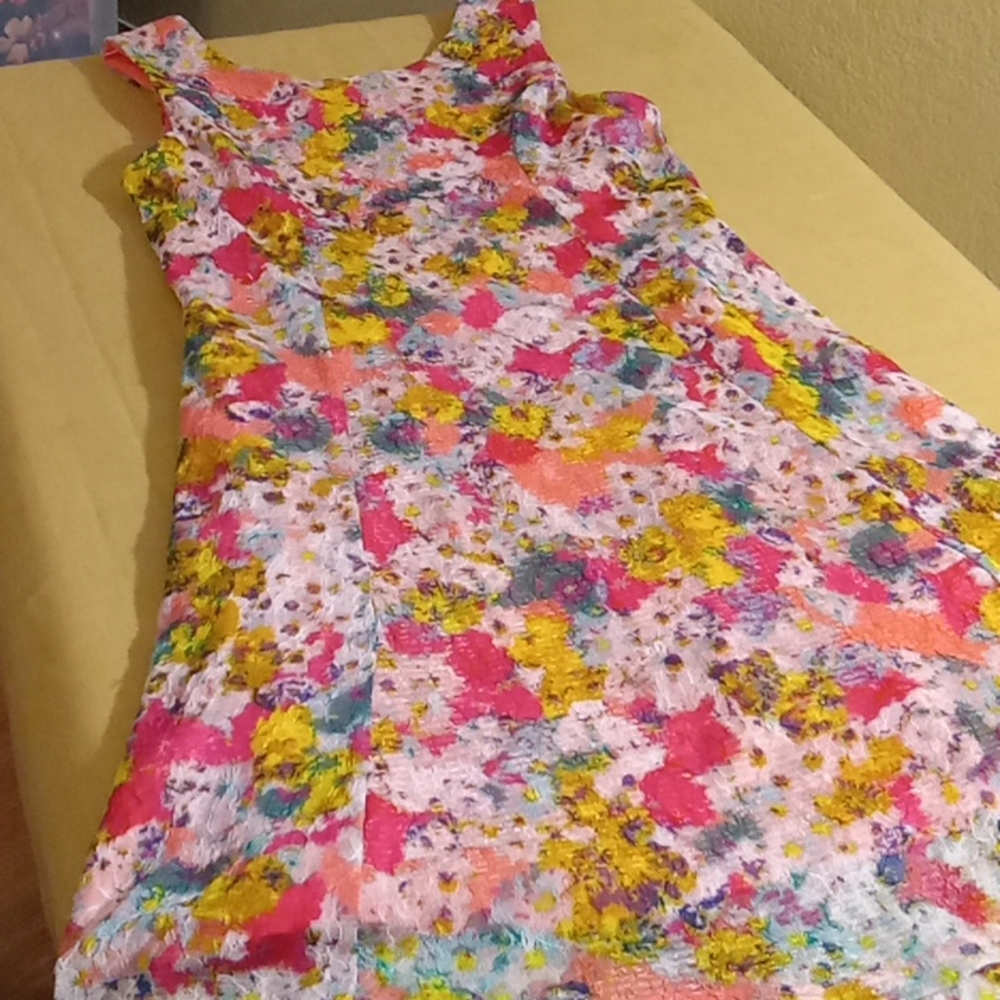 Xhilaration Floral Tank Dress M/M 7/8 Tank Dress